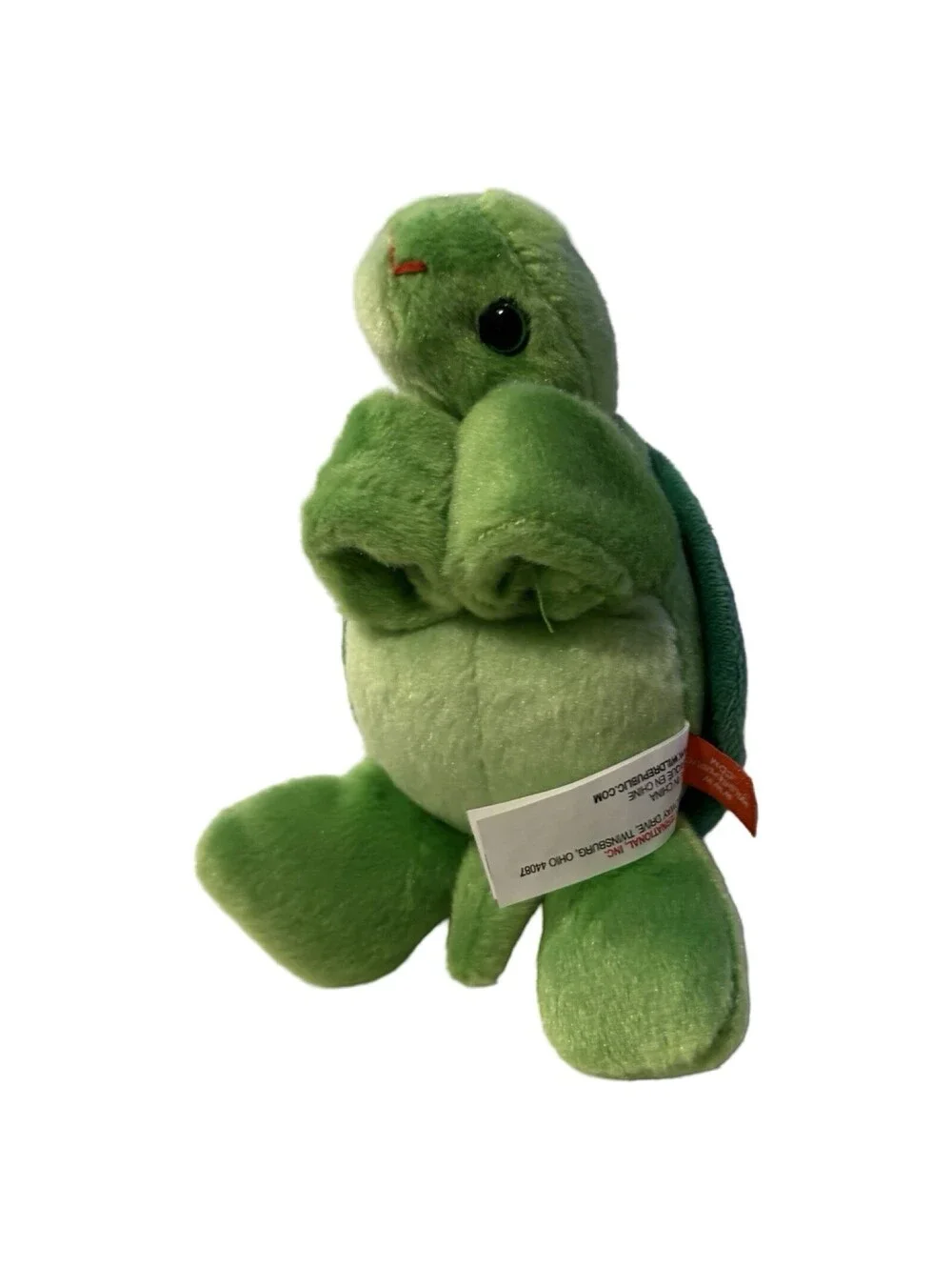 Wild Republic Huggers Sea Turtle Slap Wrist Bracelet Green Sea Turtle Plush B3